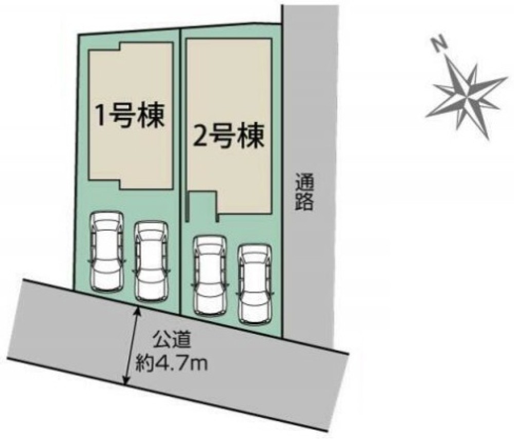 安城市安城町名広　全2棟　1号棟 画像1