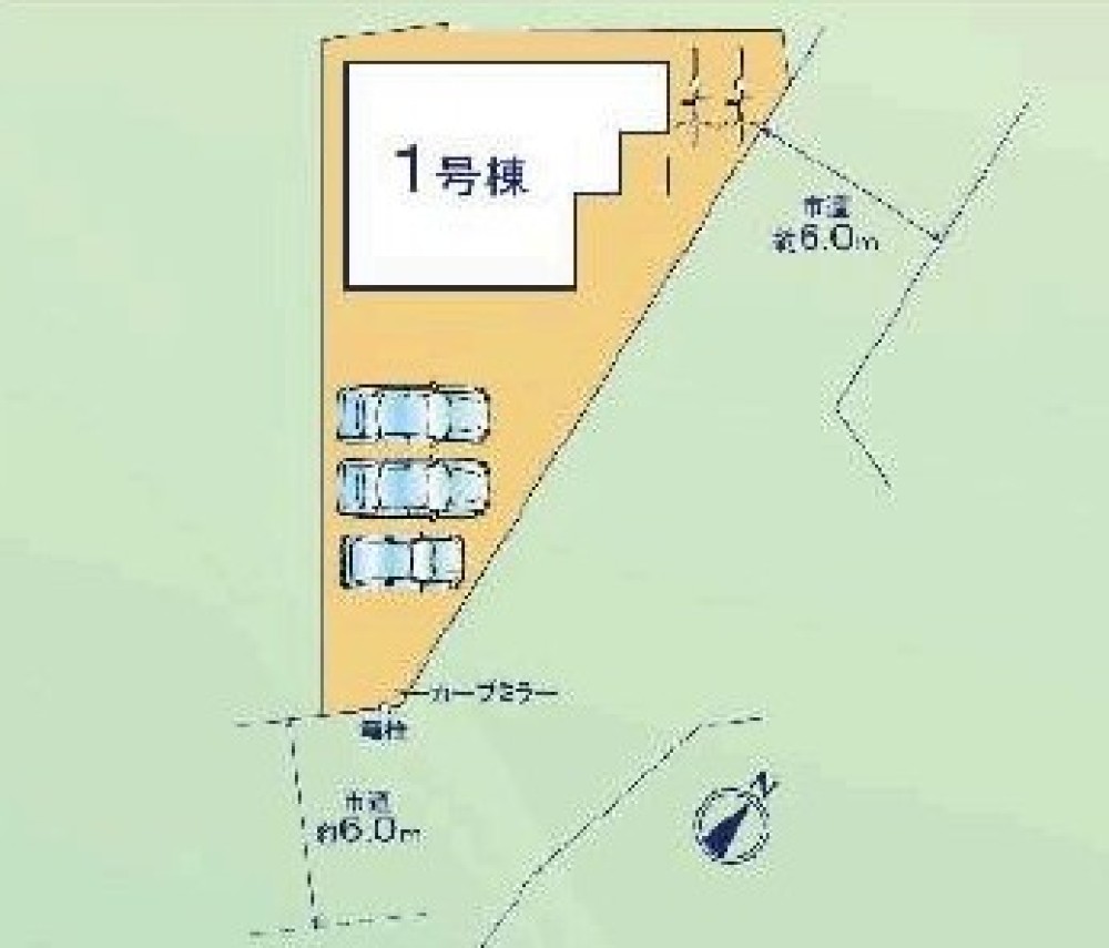 3台分の駐車スペース◎