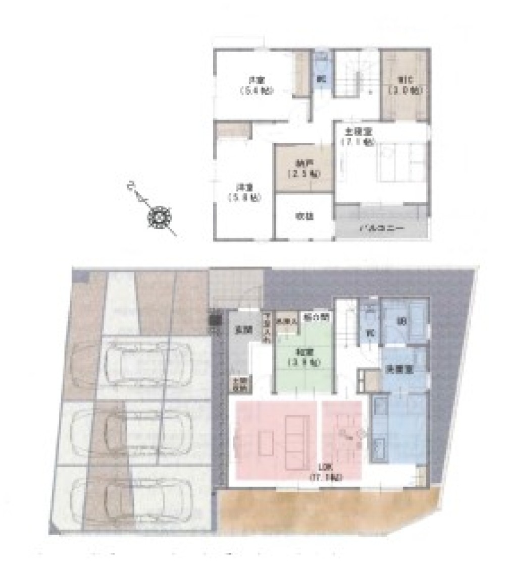 豊田市越戸町　全1棟 画像2