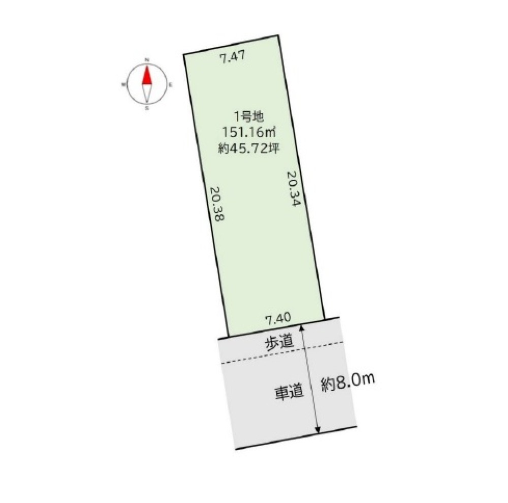 名古屋市緑区神の倉　3期　全1区画　1号地 画像1