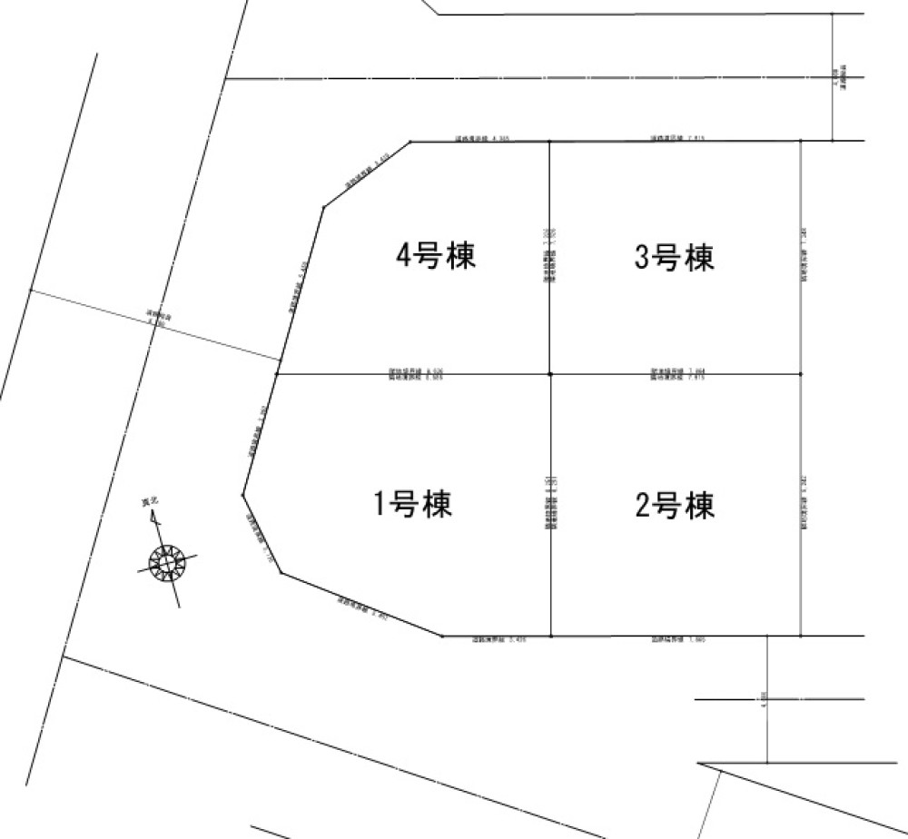 名古屋市昭和区折戸町　304④　全4区画　1号地 画像1