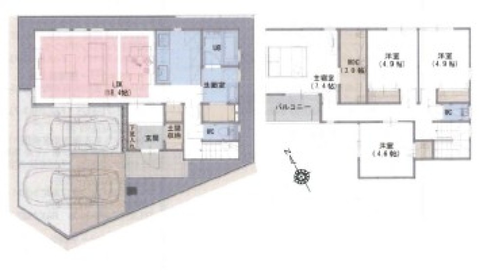 豊田市上野町　全3棟　C号棟 画像2