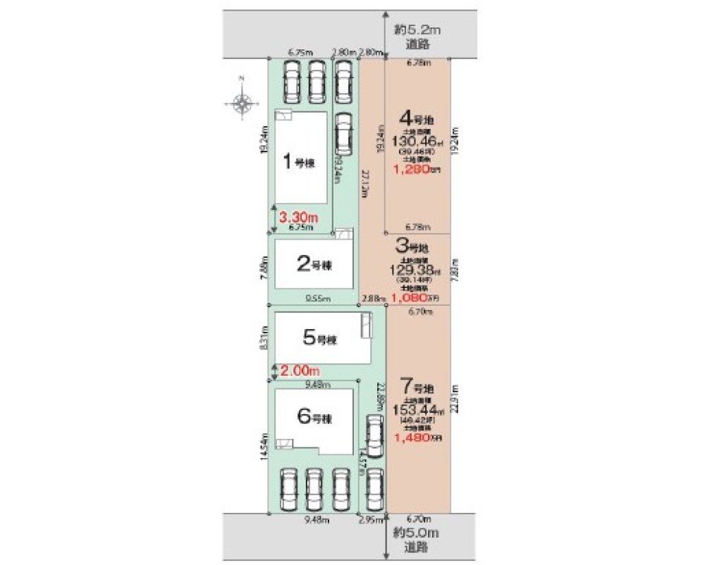 豊川市本野町01期　全3区画　3号地 画像1