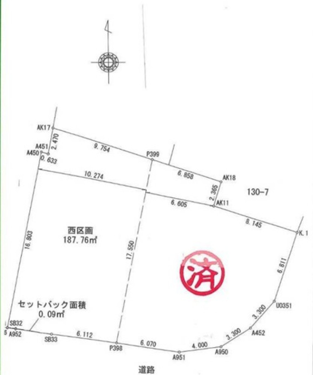 江南市赤童子町藤宮　全2区画　西区画 画像1