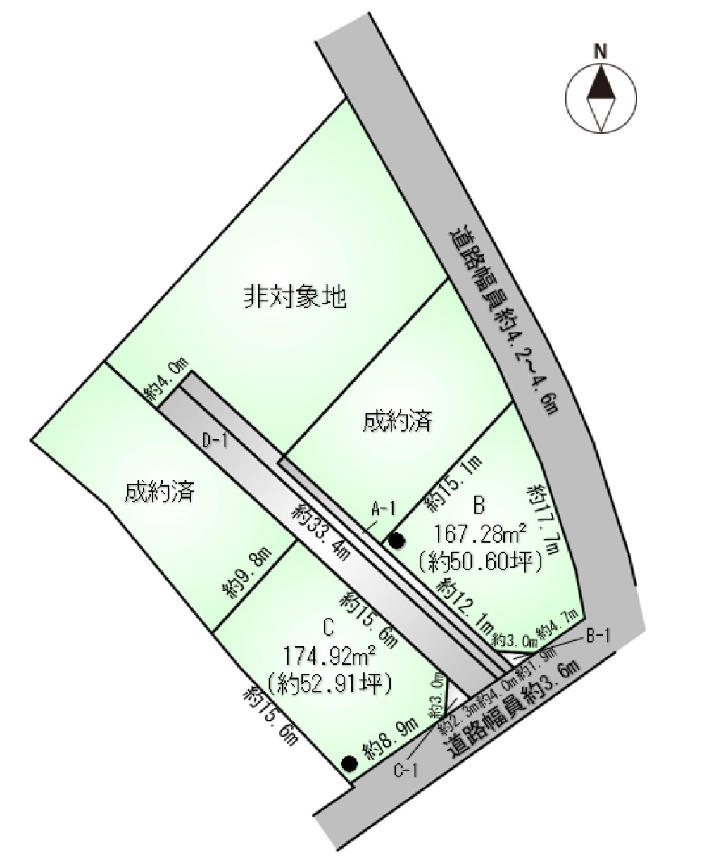額田郡幸田町大字菱池　第Ⅴ期　全4区画　C区画 画像1