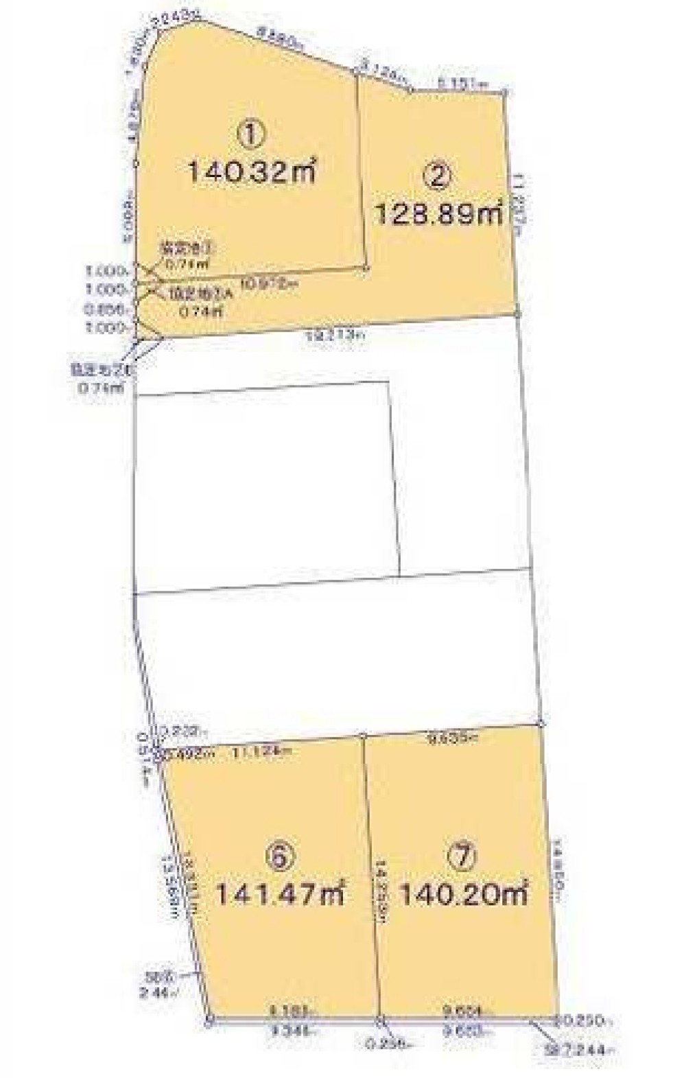 豊橋市二川町　第1期　全4区画　7号地 画像1