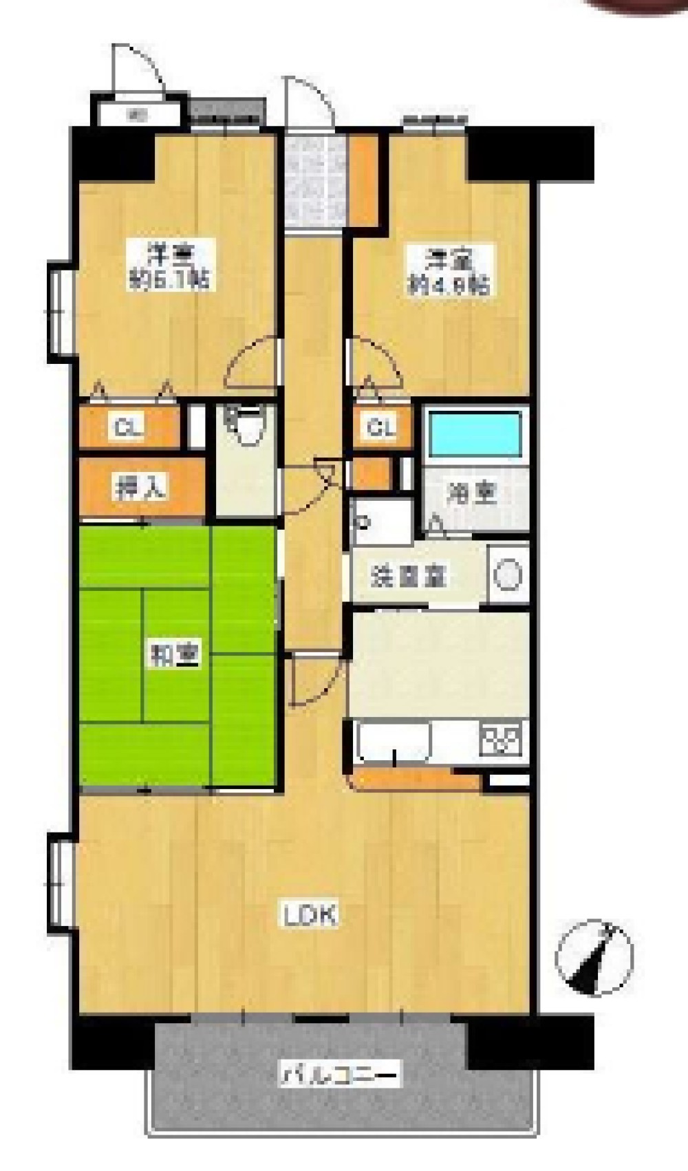 ダイアパレス岡崎南公園西棟 画像1