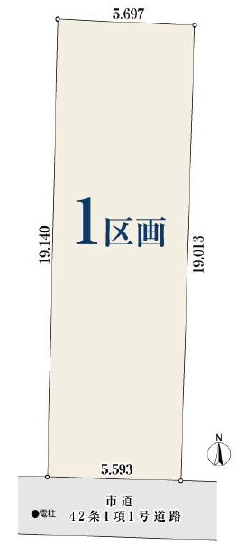 名古屋市昭和区長戸町　339①　全1区画 画像1