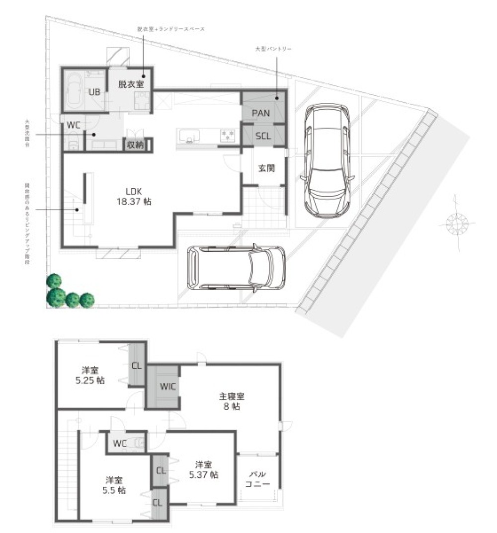 豊田市平和町　全2棟　A棟 画像2