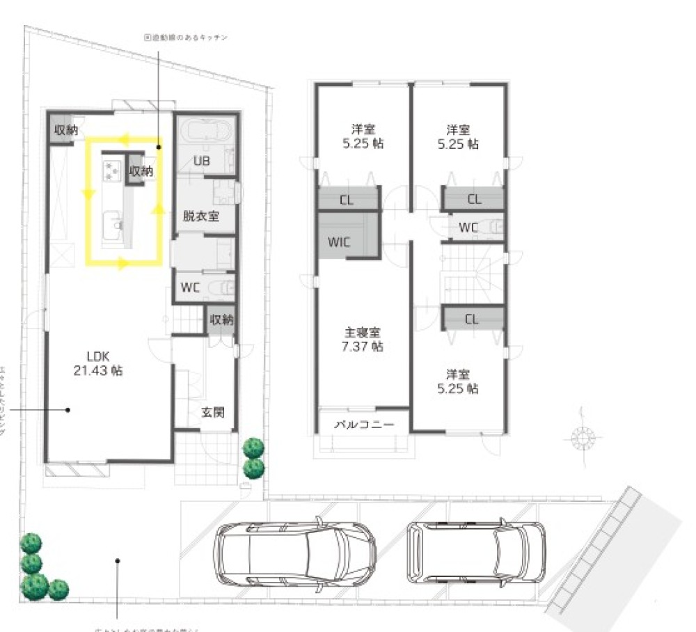 豊田市平和町　全2棟　B棟 画像2
