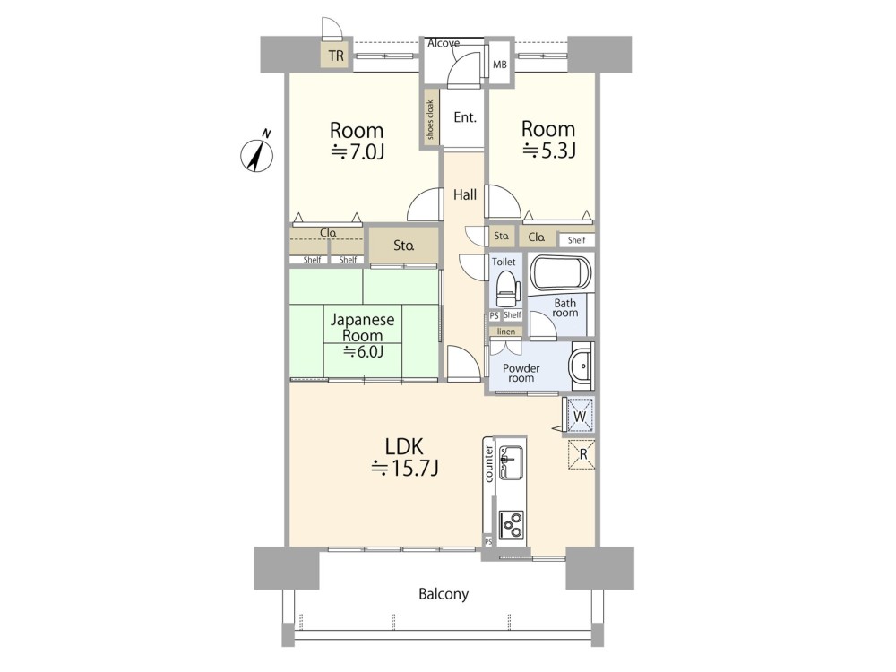 バンベール竜美ヒルズ 画像4