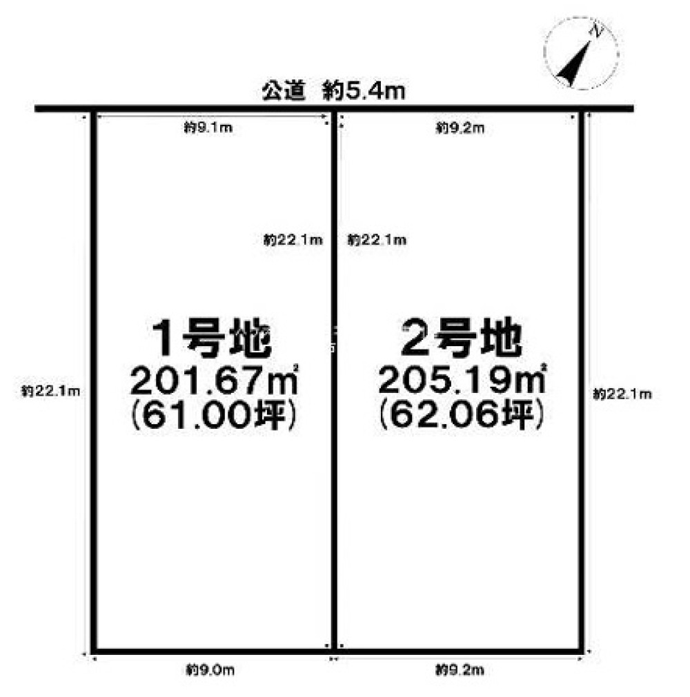 名古屋市港区多加良浦町　全2区画　1号地 画像1