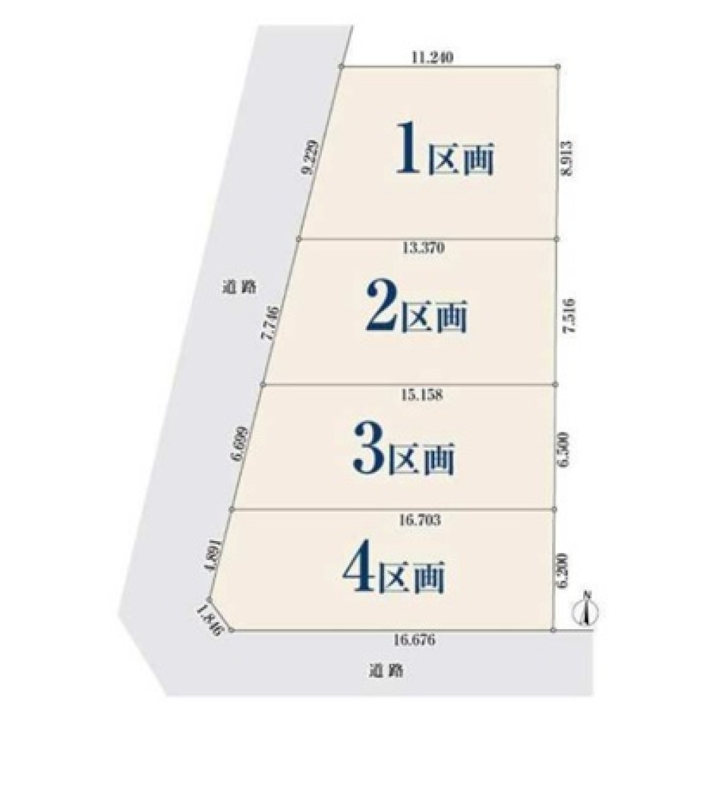 名古屋市守山区大屋敷　全4区画　3区画 画像1