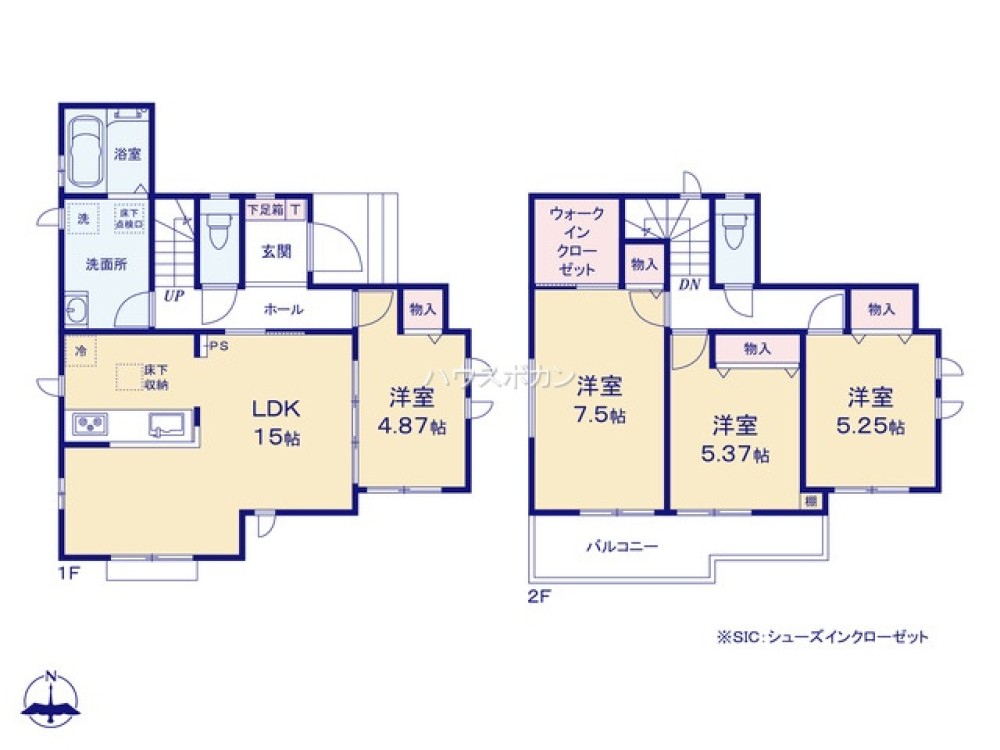 小牧市久保一色南二丁7期　全1棟　A号棟 画像4