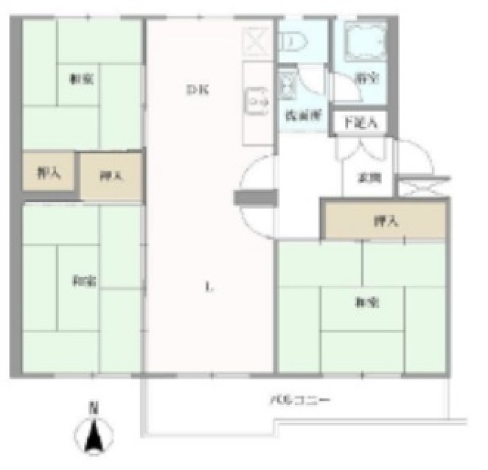 西一社団地12号棟 画像1