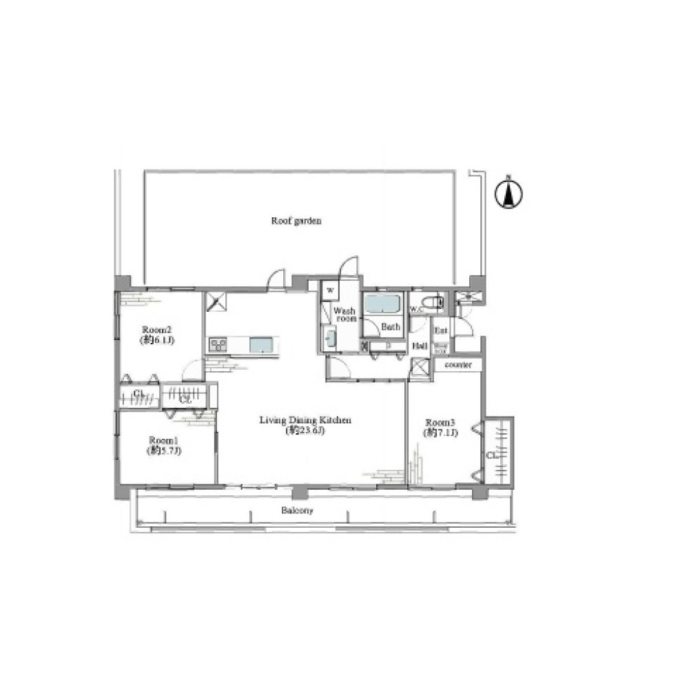 キングスコート豊田下林　壱番館 画像1