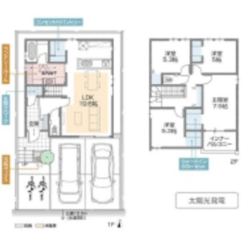 尾張旭市印場元町　全5棟　C棟 画像2