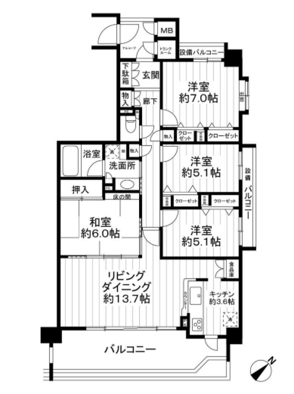 バンベール学園通 画像1