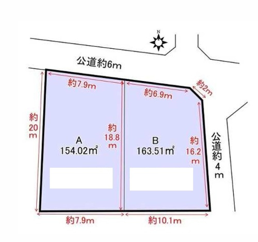名古屋市中川区中郷五丁目　全2区画　B号地 画像1