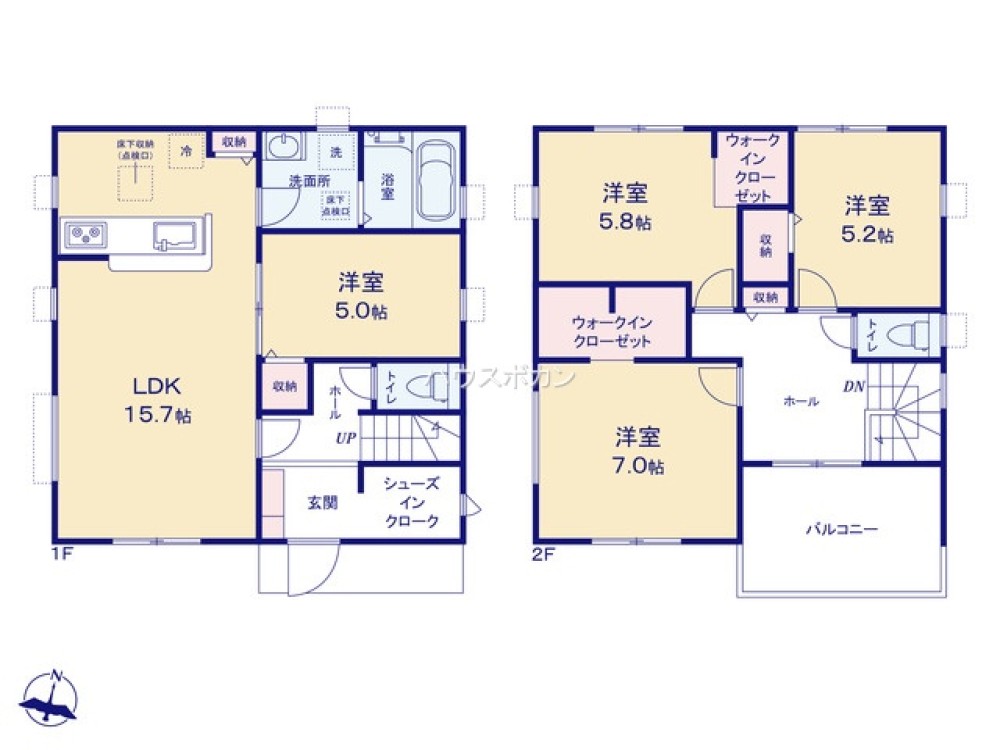 春日井市上田楽町内浦　全1棟　1号棟 画像4