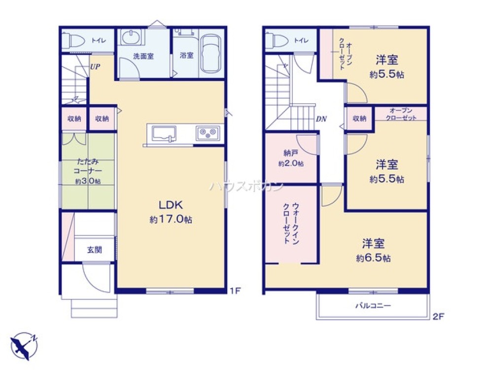 高浜市湯山町　Ⅱ期　全2棟　A棟 画像5