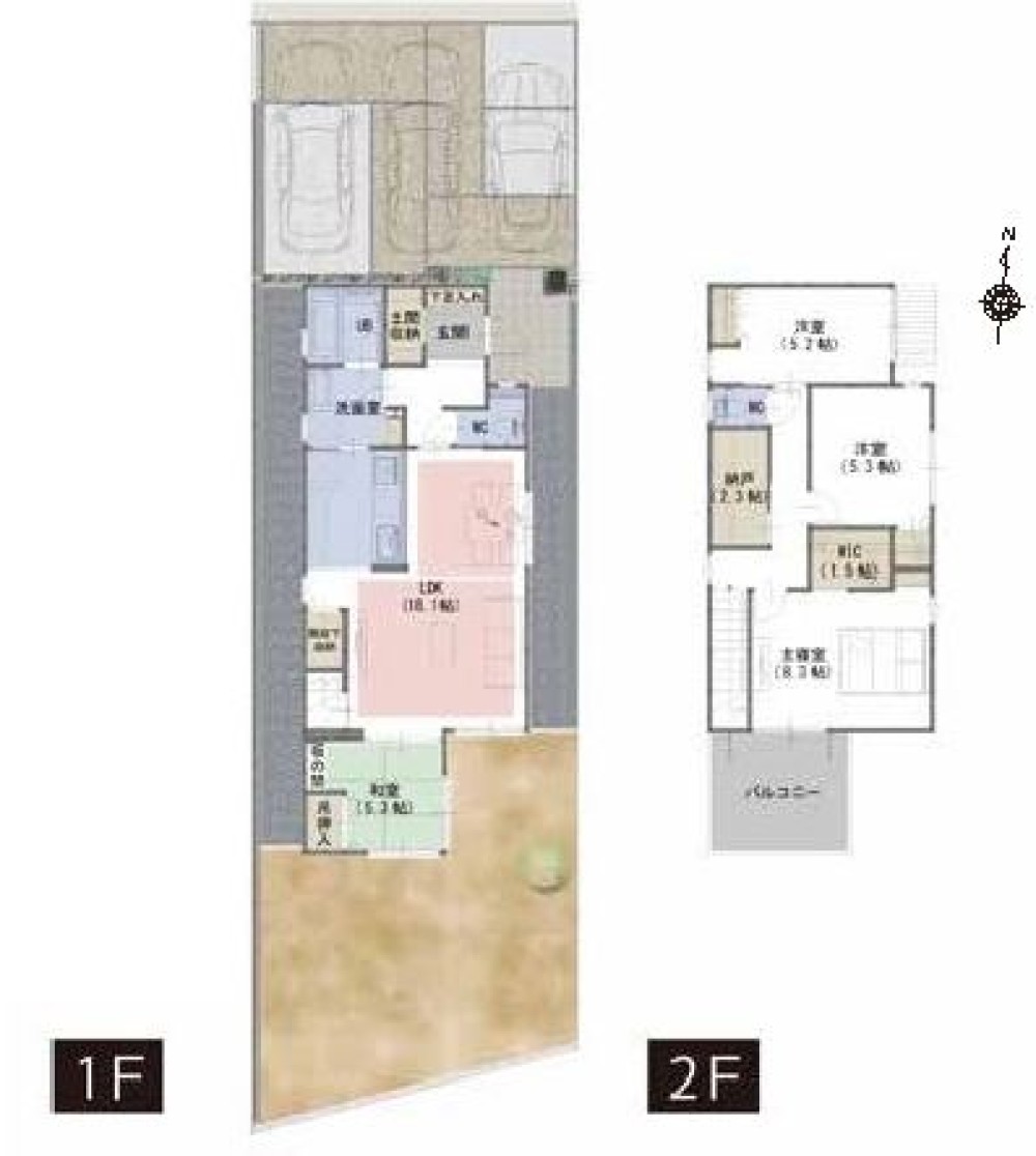 名古屋市緑区高根台　全6棟　C号棟 画像2