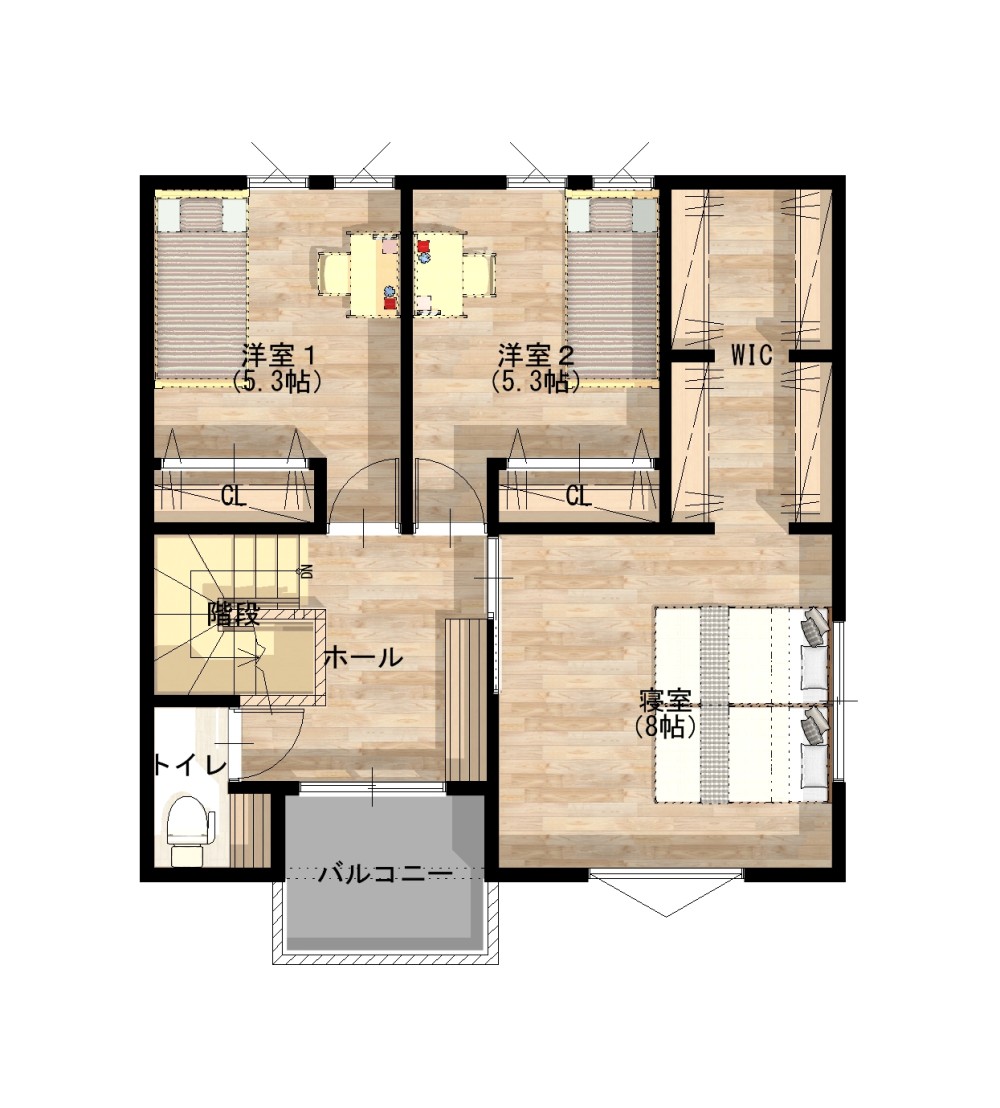 ウォークインクローゼットあり！