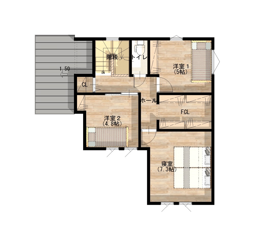 ファミリークローゼットあり！