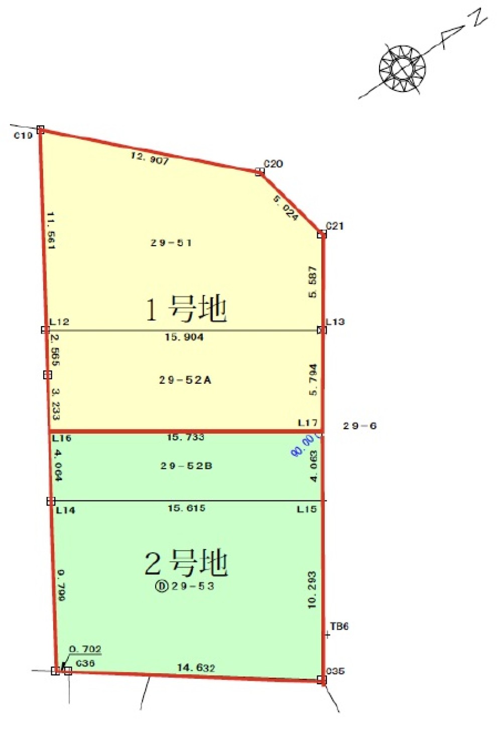 常滑市古道東割　全2区画　1号地 画像7