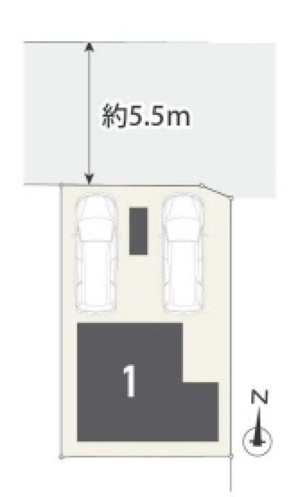 名古屋市中川区松葉町218①　全1棟 画像1