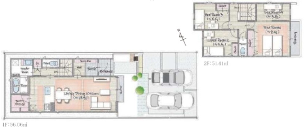 尾張旭市柏井町　全5棟　5号棟 画像2