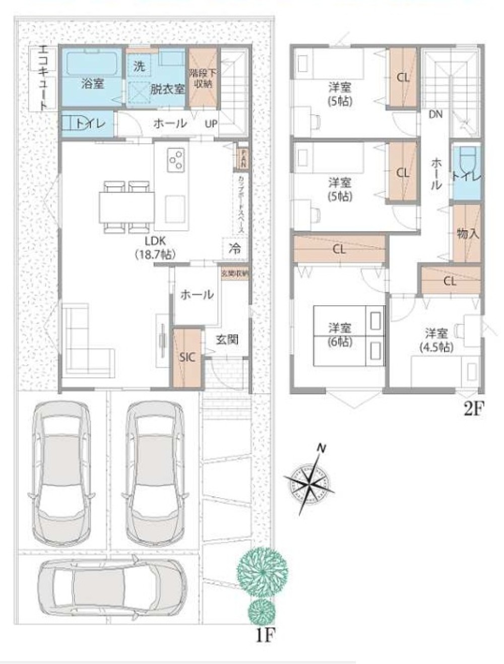 春日井市熊野町野崎　全2棟　2号棟 画像2
