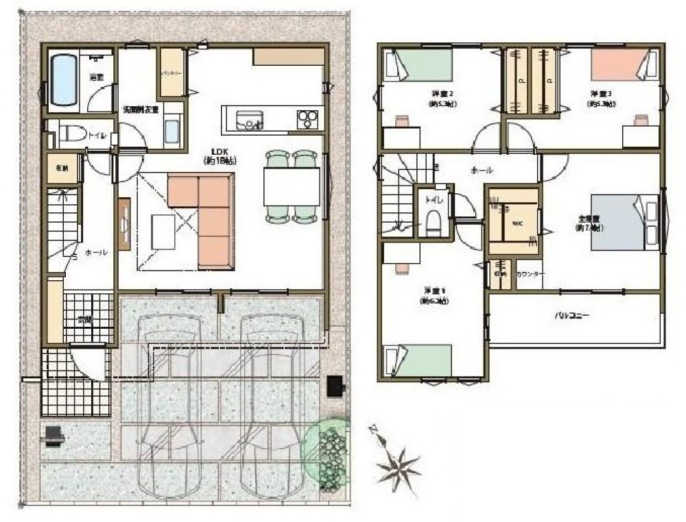 知立市西　全2棟　1号棟 画像2