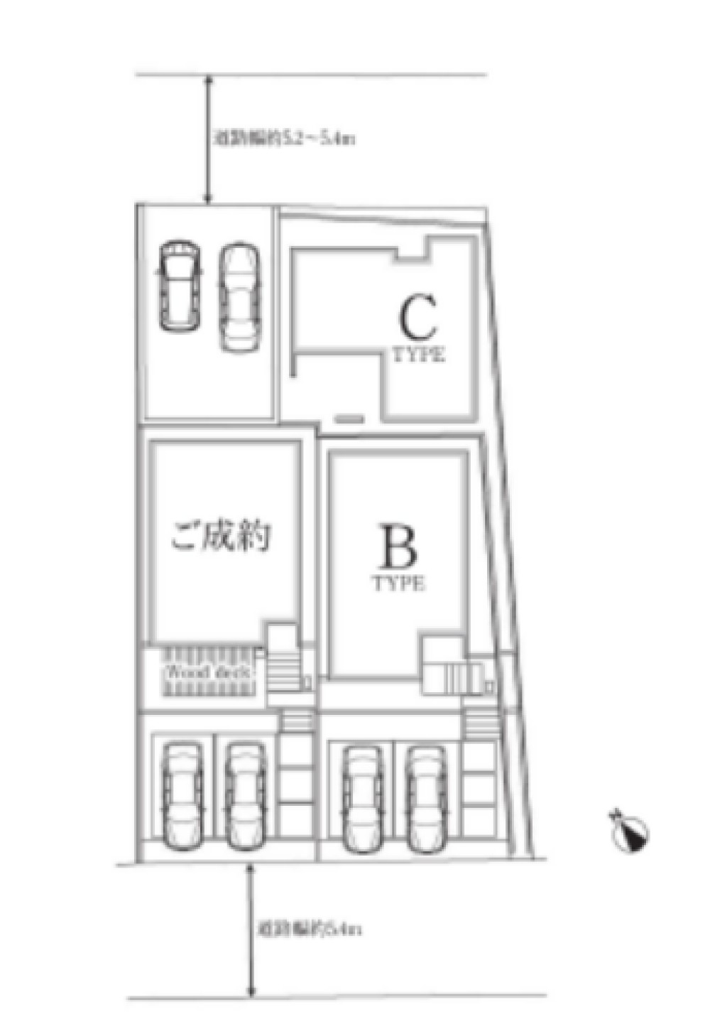 岡崎市鴨田町　全3棟　B棟 画像1
