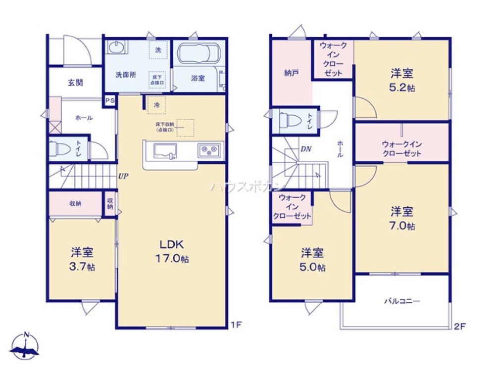一宮市今伊勢町　全1棟　1号棟 画像4