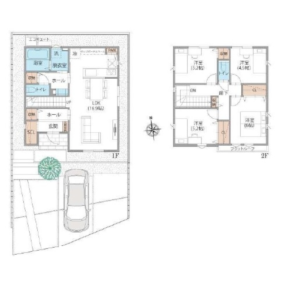 一宮市今伊勢町　全2棟　5号棟 画像2