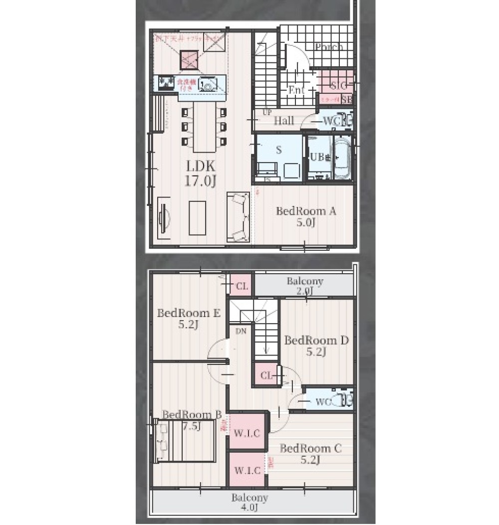 一宮市木曽川町　5期　全4棟　1号棟 画像5