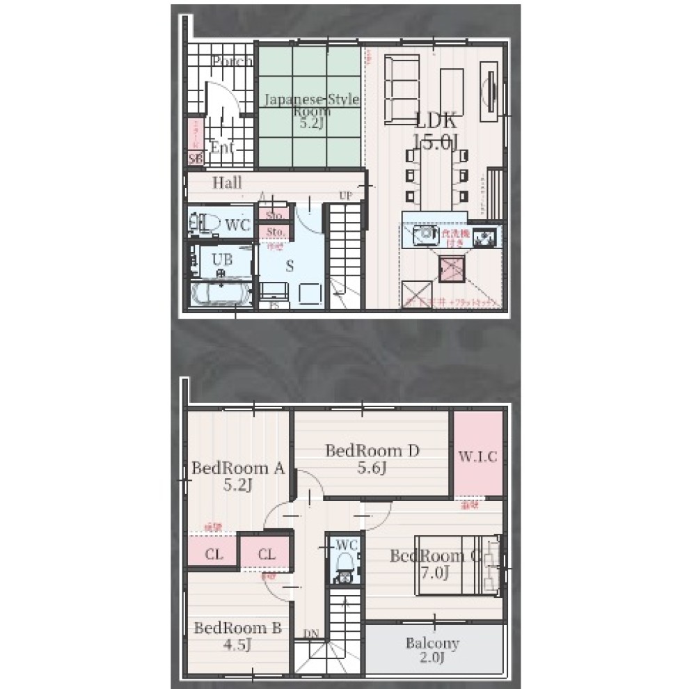 一宮市木曽川町　5期　全4棟　2号棟 画像5