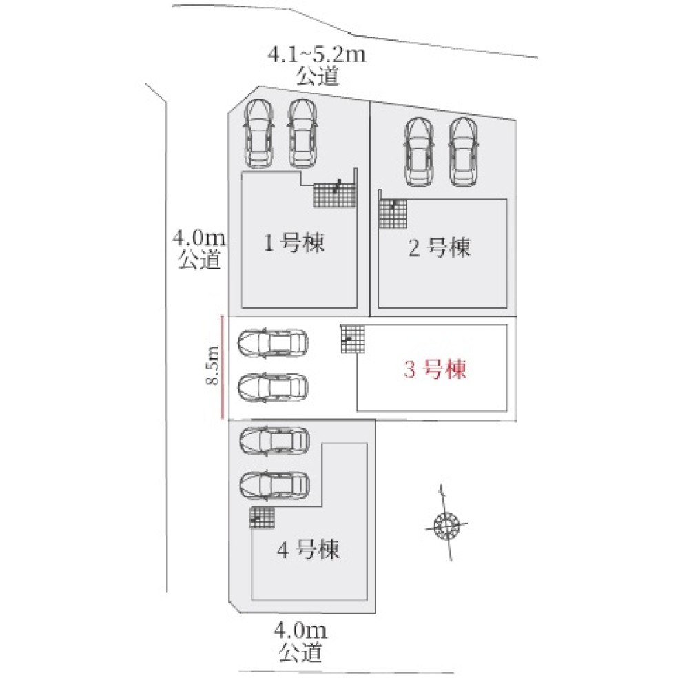 一宮市木曽川町　5期　全4棟　3号棟 画像4