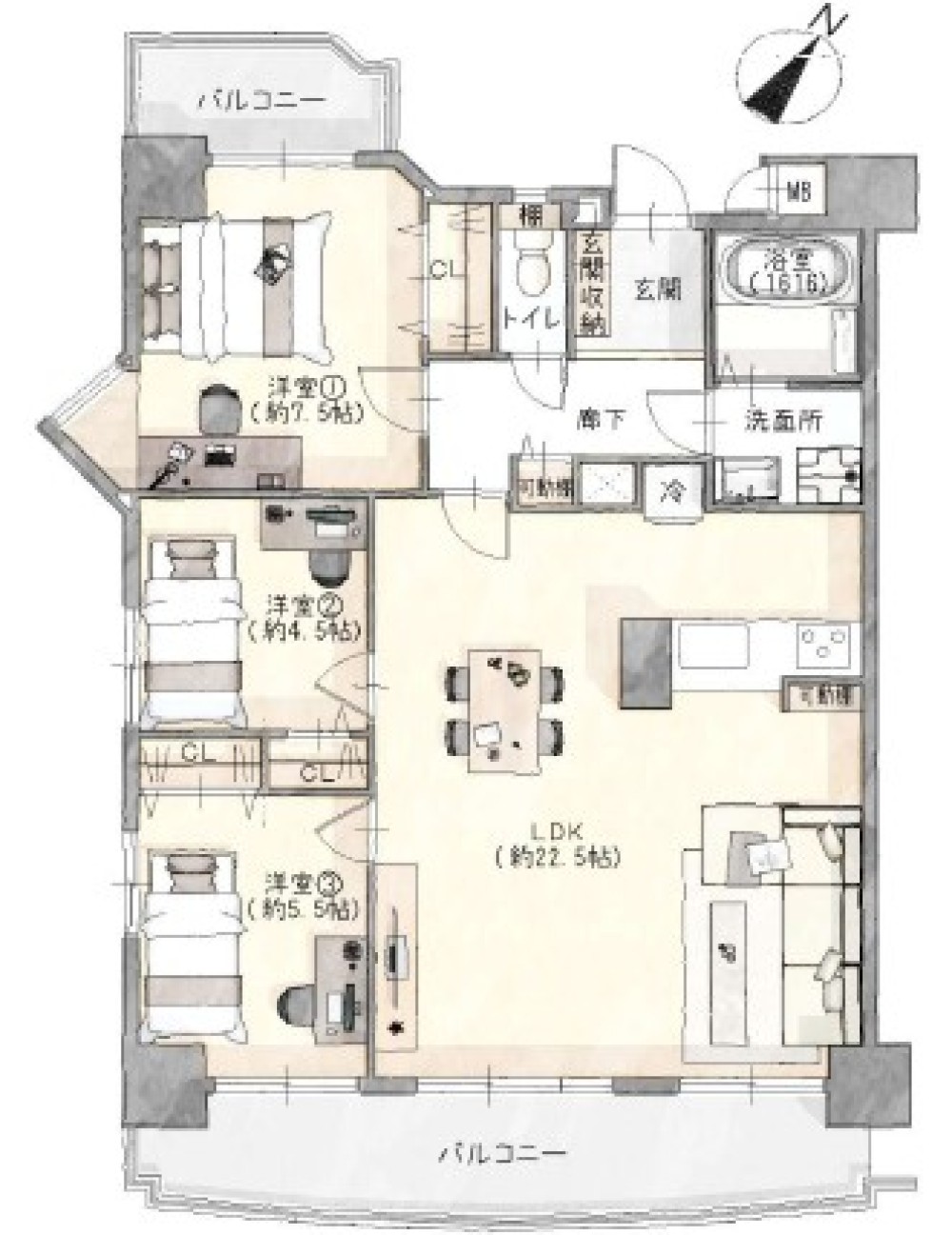 ネオハイツ東郷　A棟 画像1