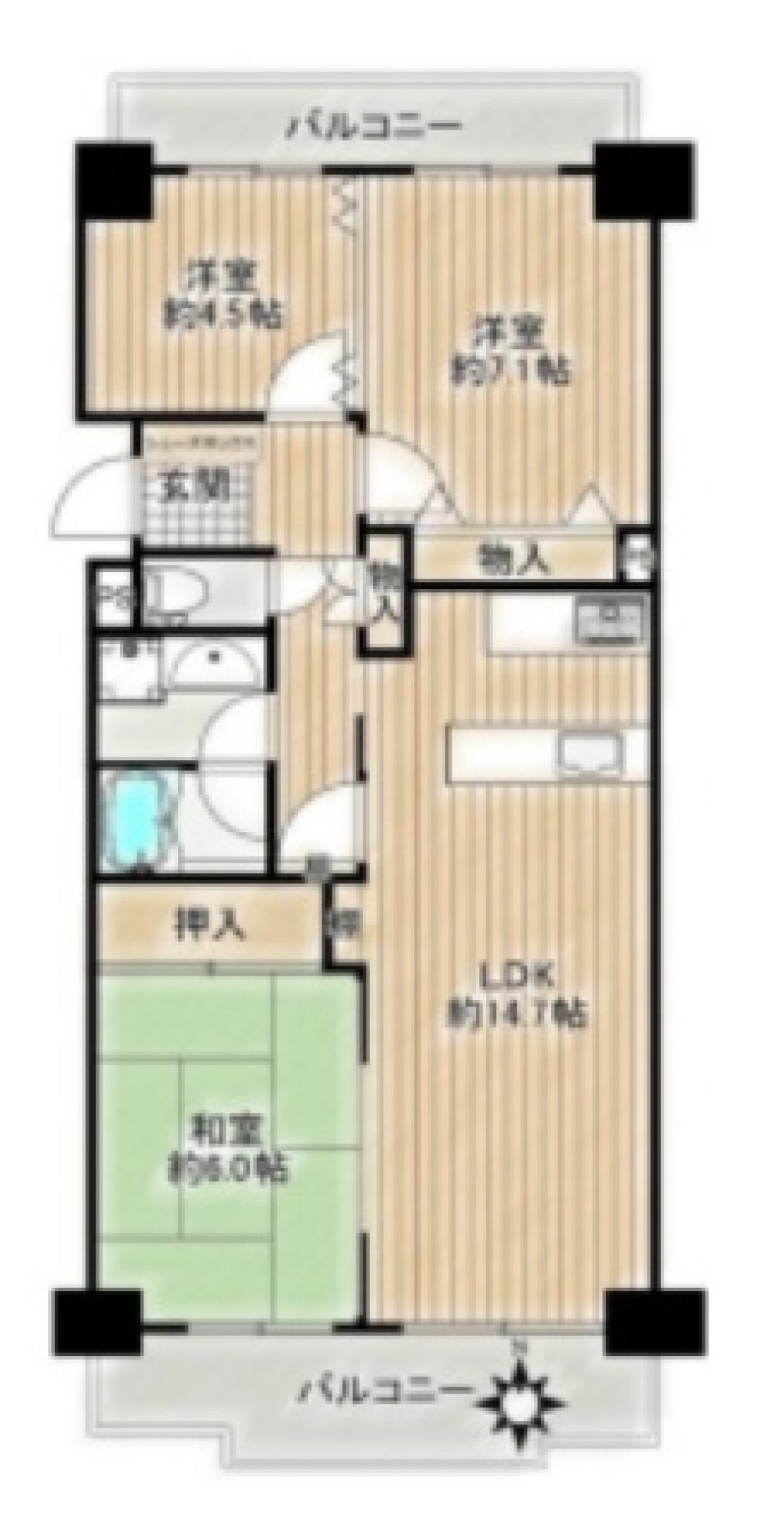 三郷パークマンション 画像1