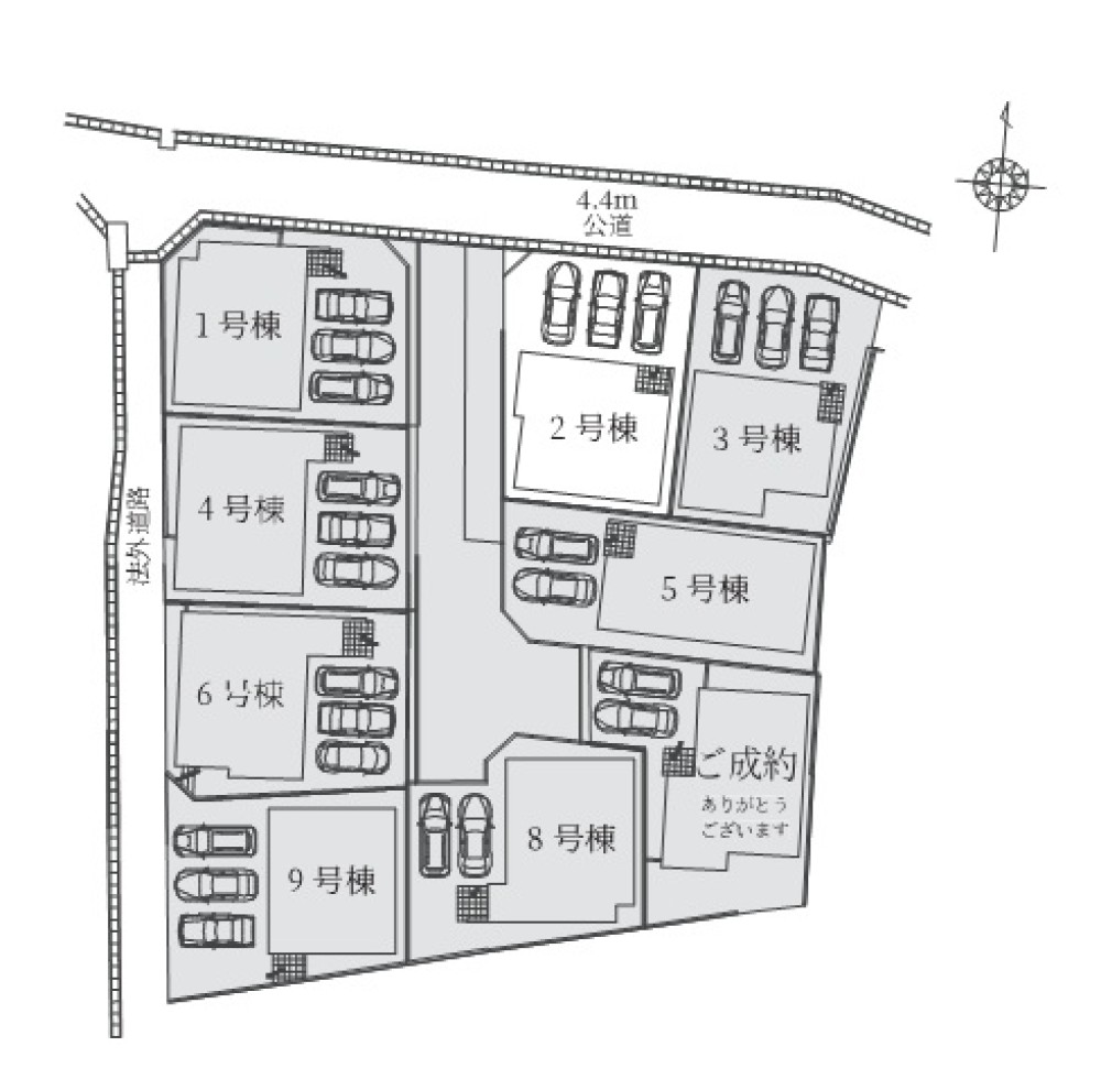 小牧市東田中　2期　全9棟　2号棟 画像1