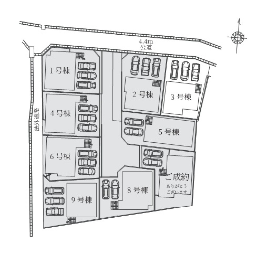 小牧市東田中　2期　全9棟　3号棟 画像1