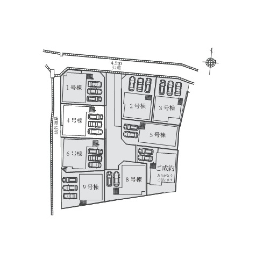 小牧市東田中　2期　全9棟　4号棟 画像1