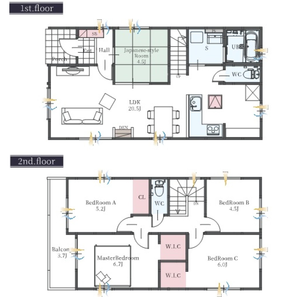 小牧市東田中　2期　全9棟　5号棟 画像2