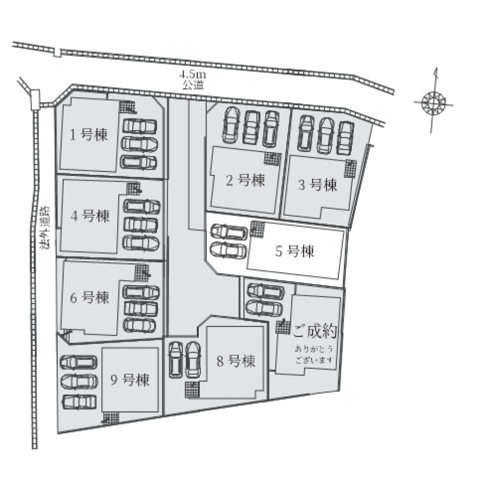 小牧市東田中　2期　全9棟　5号棟 画像1