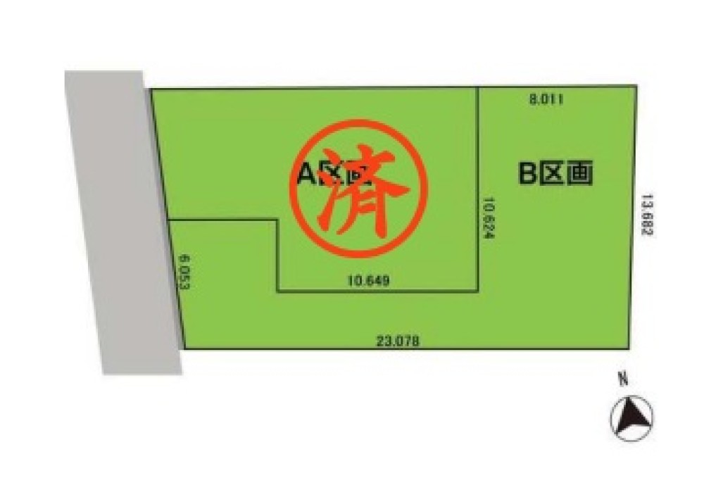 稲沢市下津下町東　全2区画　B区画 画像1