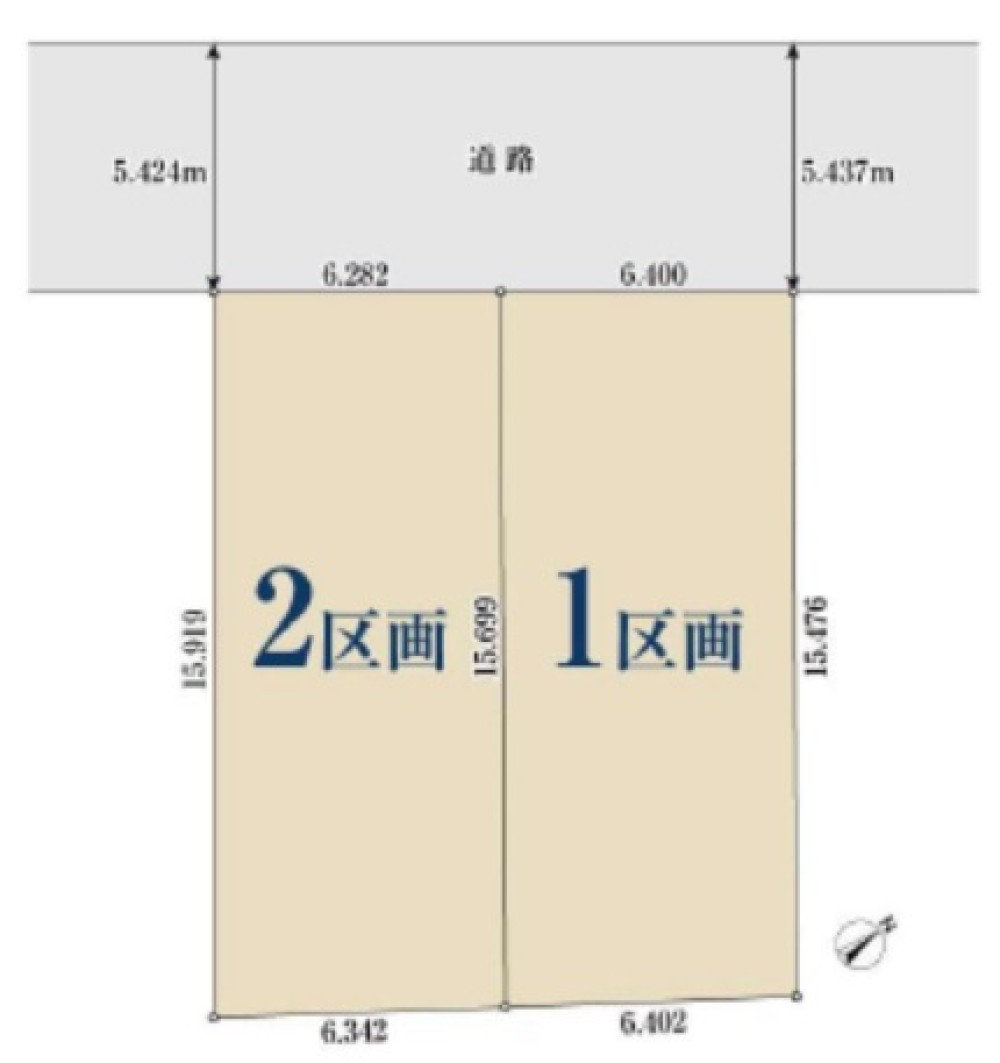 名古屋市千種区春里町　全2区画　1区画 画像1