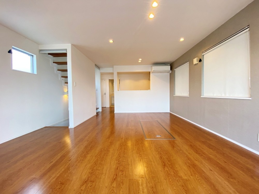 家具配置を想定しやすく空間が綺麗にまとまります。