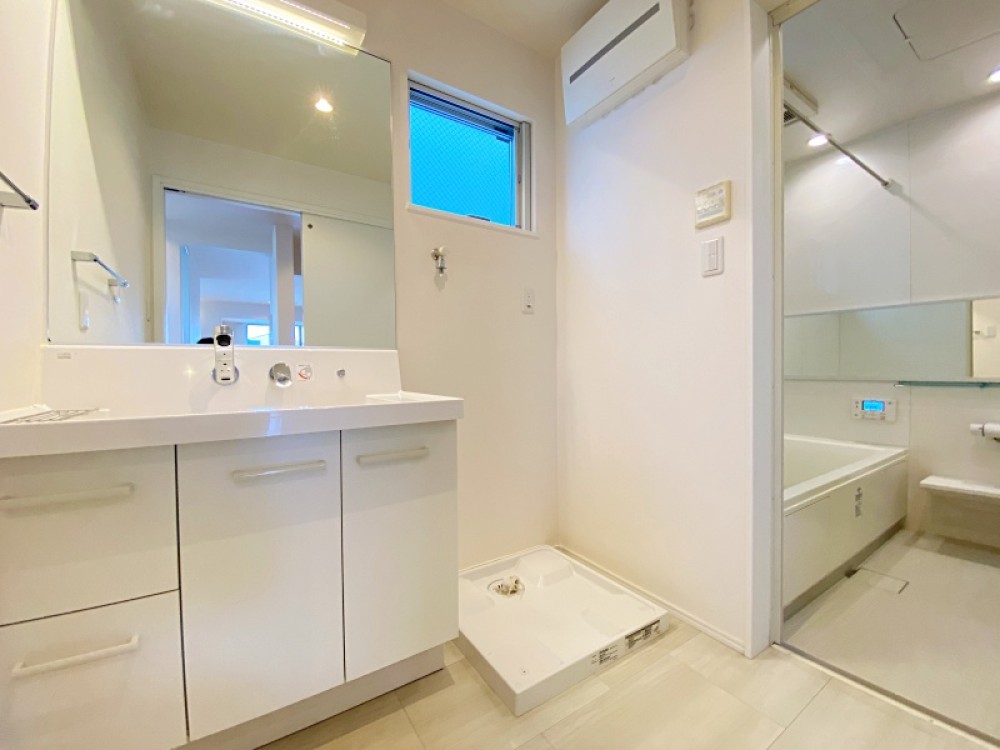 デザイン性にも配慮された洗面室です。